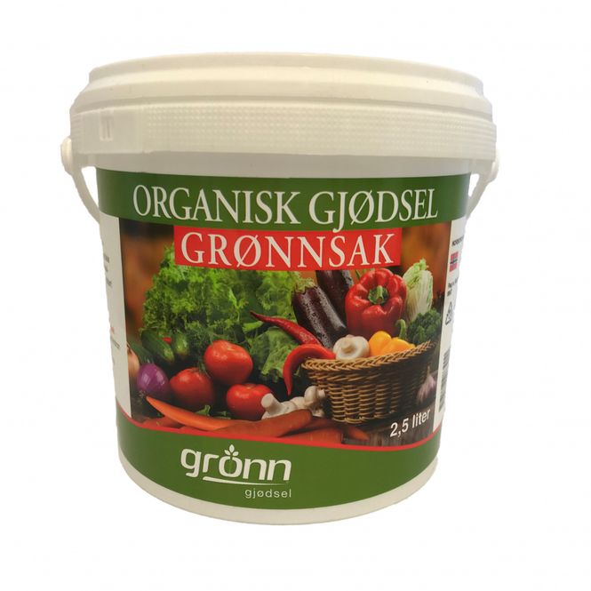 Hovedbilde Grønnsaksgjødsel - organisk - 2,5 liter